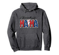 Baseball Mama Patriotic Baseball Gift Hoodie - Novelty Apparel Men Women - T-Shirt, Sweatshirt, Hoodie