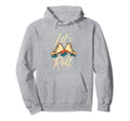 Lets Roll Roller Skate Fun Skating Skater Hoodie - Graphic Print for Adults - T-Shirt, Sweatshirt, Hoodie