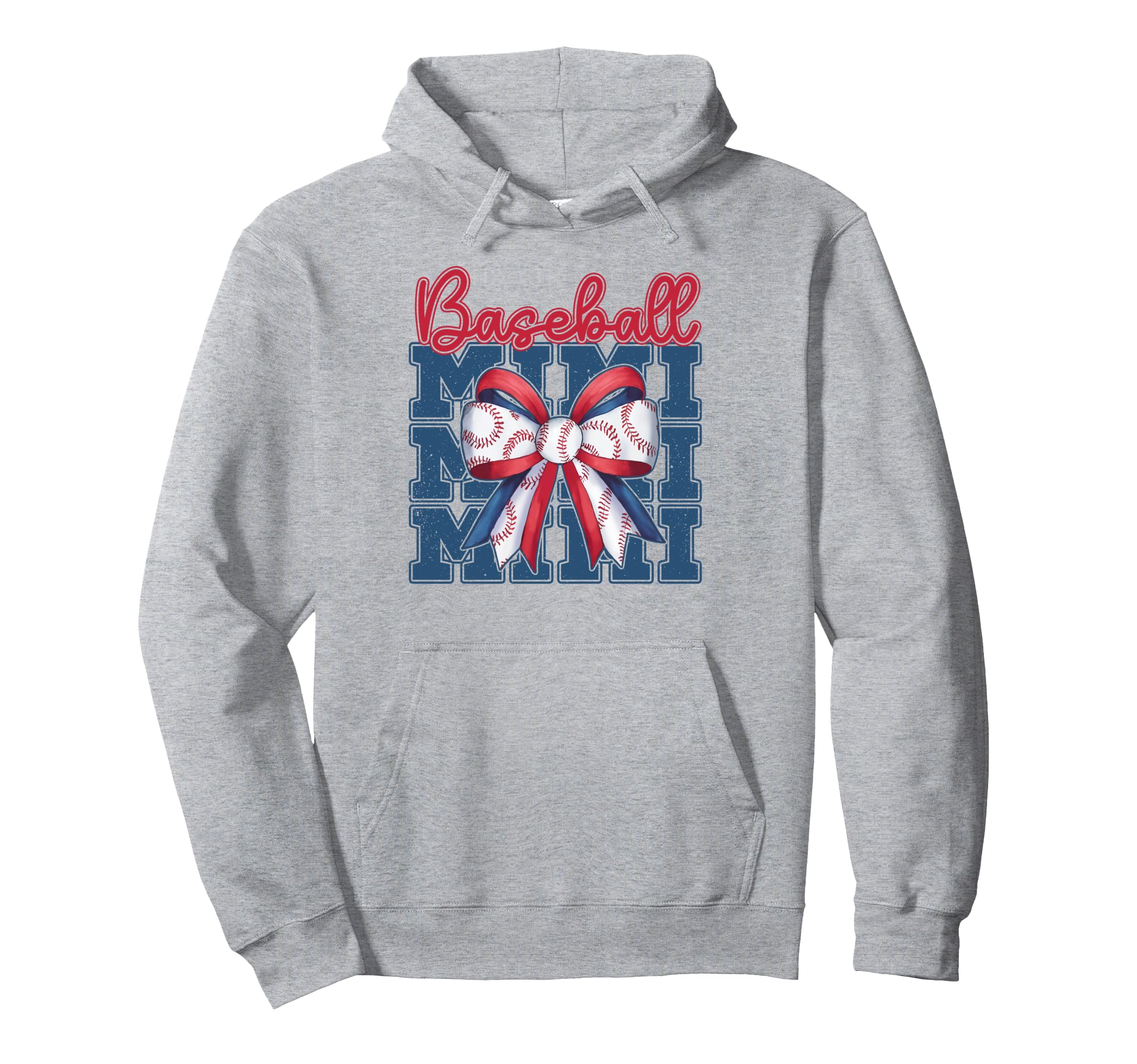 Baseball Mimi Coquette Bow Sport Mom Hoodie - Unique Graphic Men Women - T-Shirt, Sweatshirt, Hoodie