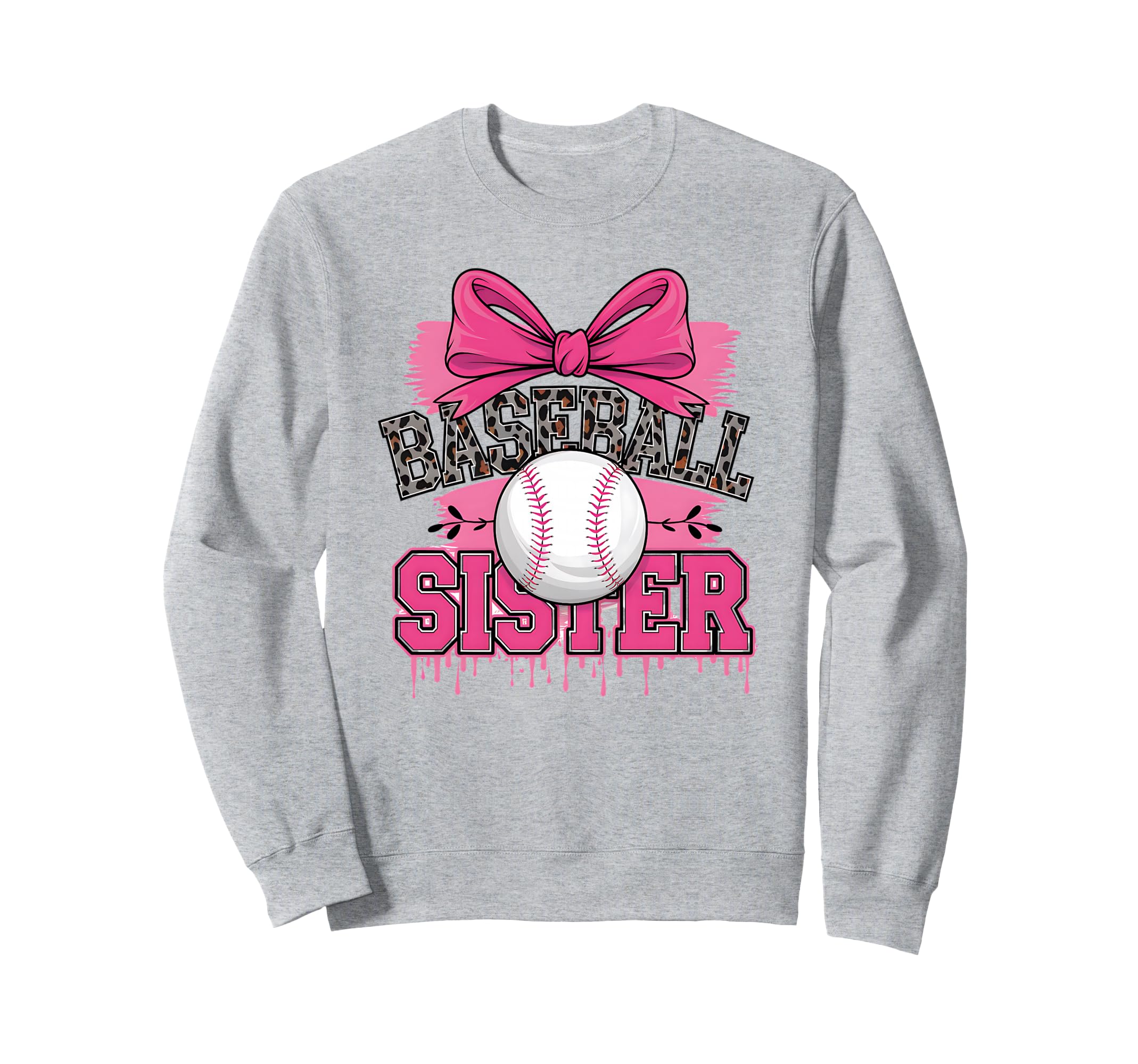 Baseball Sister Drip Baseball Drip Sweatshirt - Graphic Print Unisex - T-Shirt, Sweatshirt, Hoodie