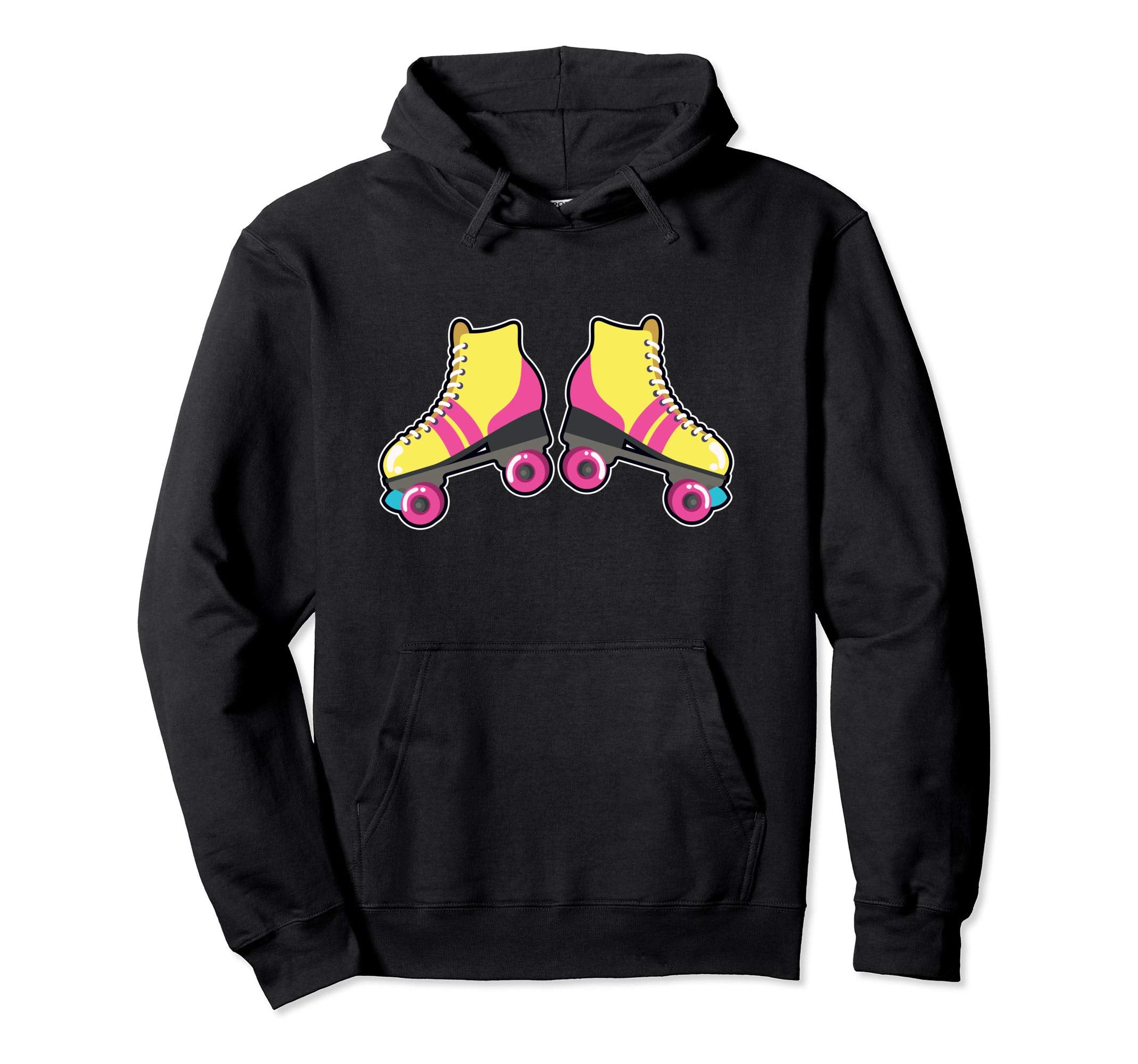 Totally Rad Roller Skates Derby 80S Hoodie - Aesthetic Graphic for Adults - T-Shirt, Sweatshirt, Hoodie