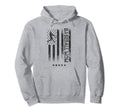 Usa American Flag Baseball Mom Hoodie - Fun Novelty Design for Adults - T-Shirt, Sweatshirt, Hoodie