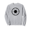 Minimalist Camera Shutter Simple Sweatshirt - Graphic Print for Adults - T-Shirt, Sweatshirt, Hoodie