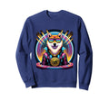 Disco Doge Fever 80S Crypto Mashup Sweatshirt - Minimalist Print for Adults - T-Shirt, Sweatshirt, Hoodie