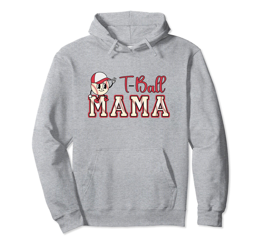 Tball Mama Art Funny Baseball Mom Hoodie - Aesthetic Graphic for Adults - T-Shirt, Sweatshirt, Hoodie