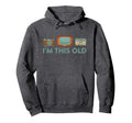 Im This Old Tv Boom Box Camera Boomer Hoodie - Aesthetic Graphic for Adults - T-Shirt, Sweatshirt, Hoodie