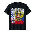 Russia Flag Distressed Russia T-Shirt - Unique Graphic for Adults - T-Shirt, Sweatshirt, Hoodie