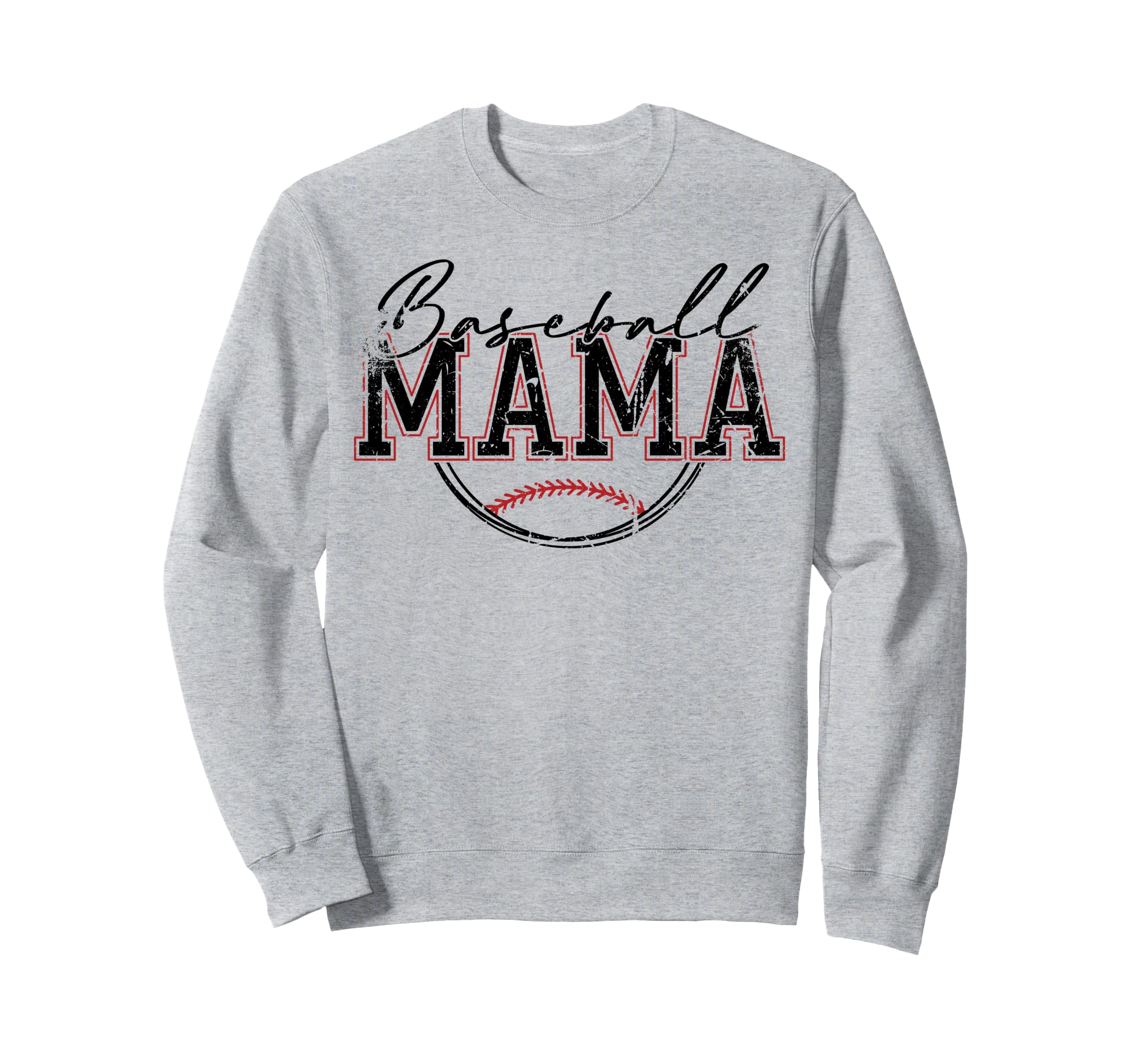 Baseball Mama Number 6 Sweatshirt - Custom Art Print Men Women - T-Shirt, Sweatshirt, Hoodie