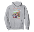 Mario Kart Group Shot Racing Distressed Hoodie - Novelty Apparel for Adults - T-Shirt, Sweatshirt, Hoodie