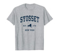 Syosset New York Ny Athletic Navy T-Shirt - Unique Graphic for Adults - T-Shirt, Sweatshirt, Hoodie