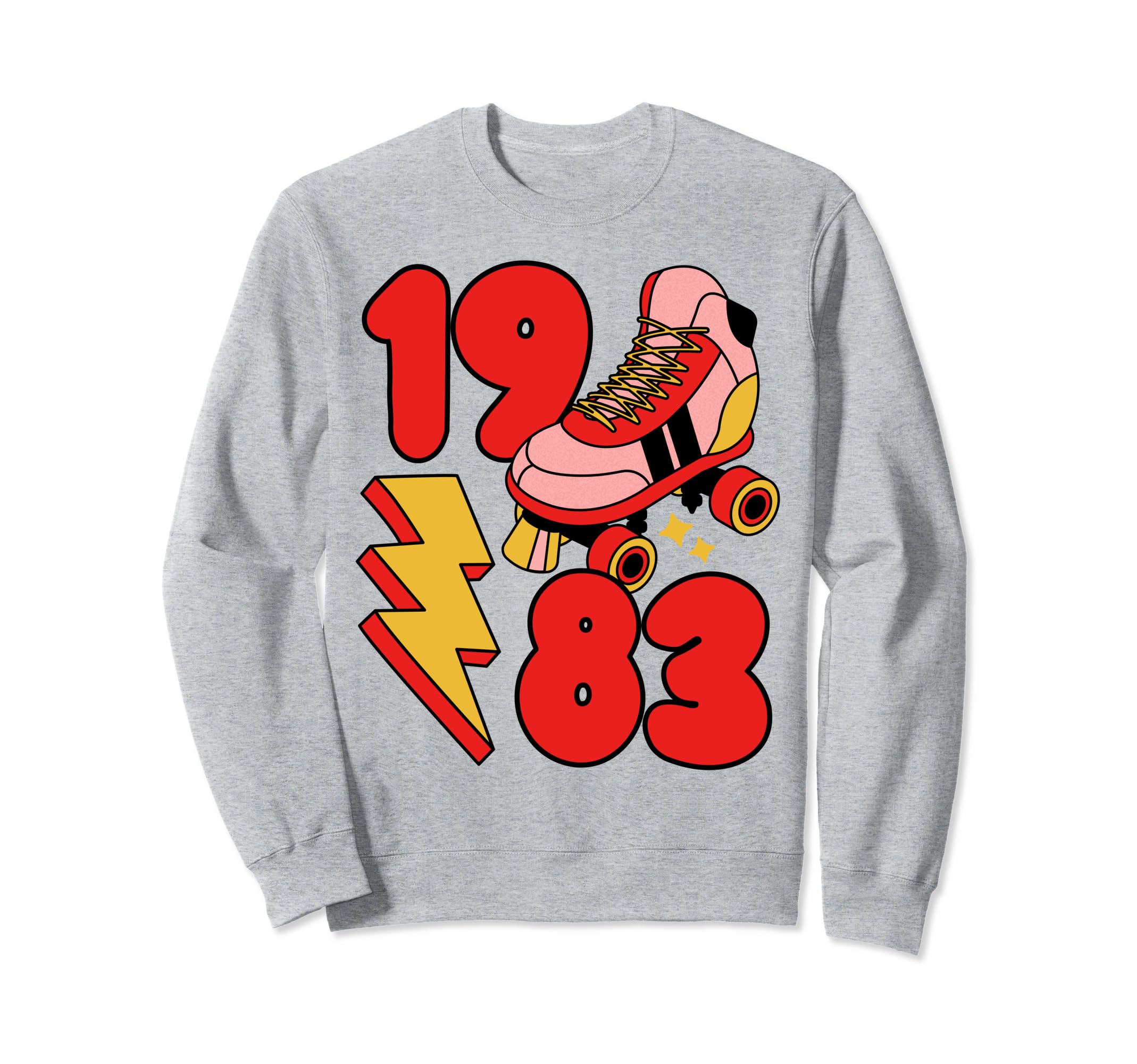 1983 Roller Skate 80S Nostalgia Sweatshirt - Unique Graphic Unisex - T-Shirt, Sweatshirt, Hoodie