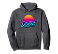 Dobre Sunset 80S Vaporwave Neon Hoodie - Novelty Apparel for Adults - T-Shirt, Sweatshirt, Hoodie