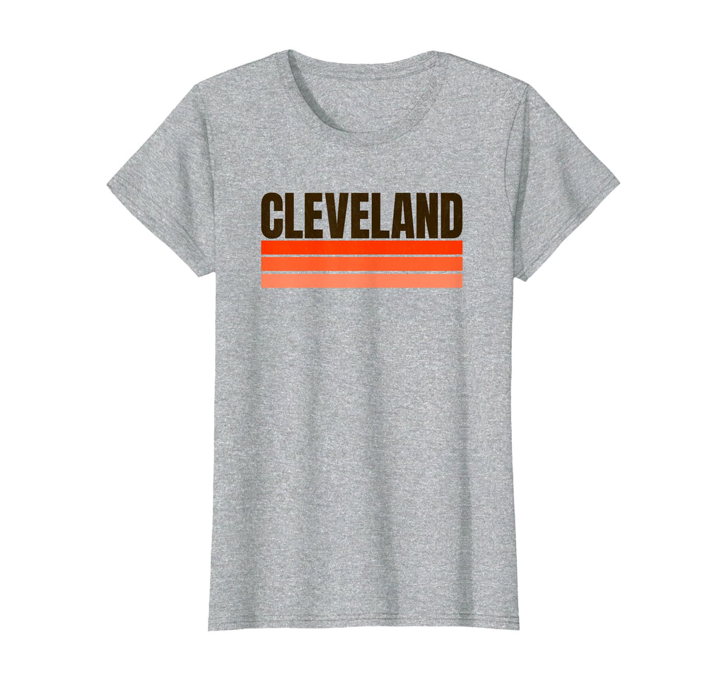 Cleveland Brown Orange Striped Cleveland T-Shirt - Graphic Print for Adults - T-Shirt, Sweatshirt, Hoodie