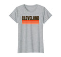 Cleveland Brown Orange Striped Cleveland T-Shirt - Graphic Print for Adults - T-Shirt, Sweatshirt, Hoodie