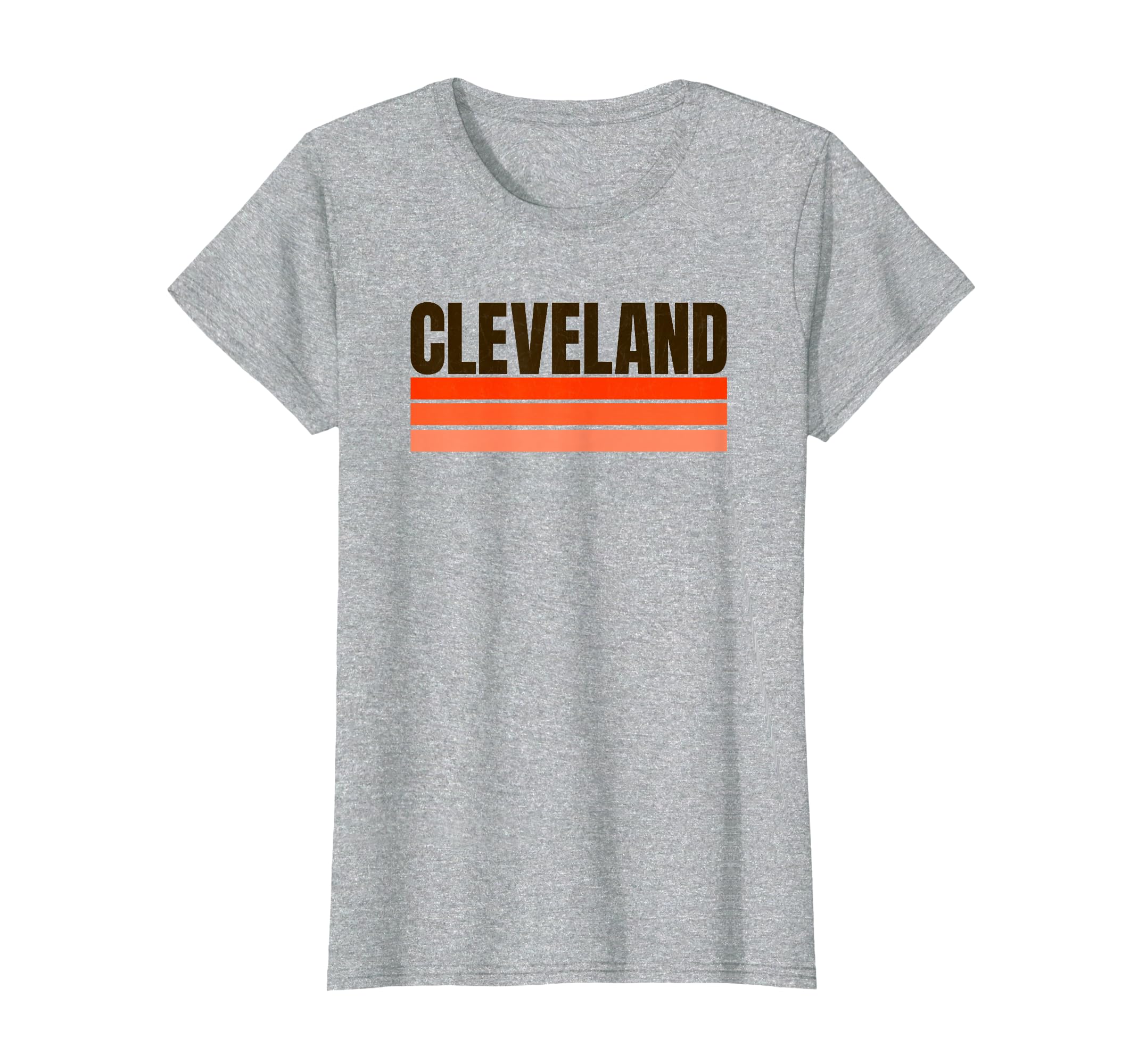 Cleveland Brown Orange Striped Cleveland T-Shirt - Graphic Print for Adults - T-Shirt, Sweatshirt, Hoodie
