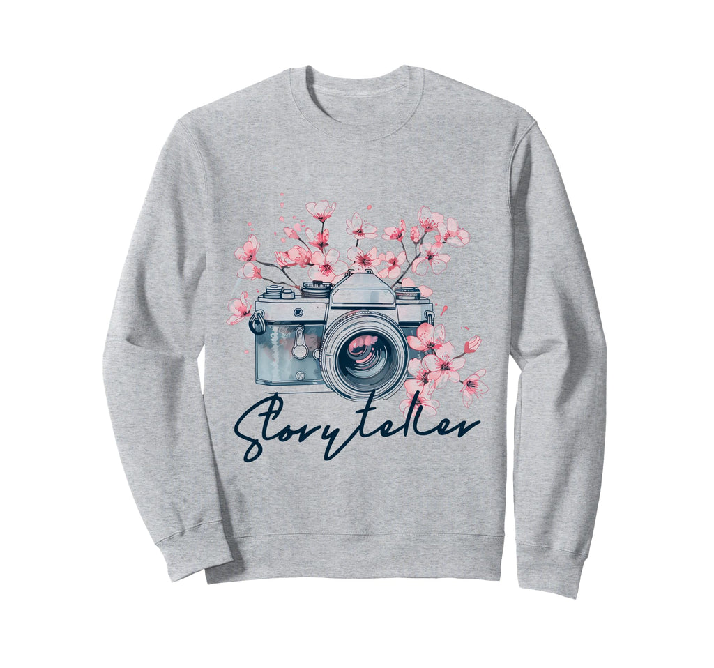 Photographer Storyteller Camera Sweatshirt - Graphic Print Men Women - T-Shirt, Sweatshirt, Hoodie