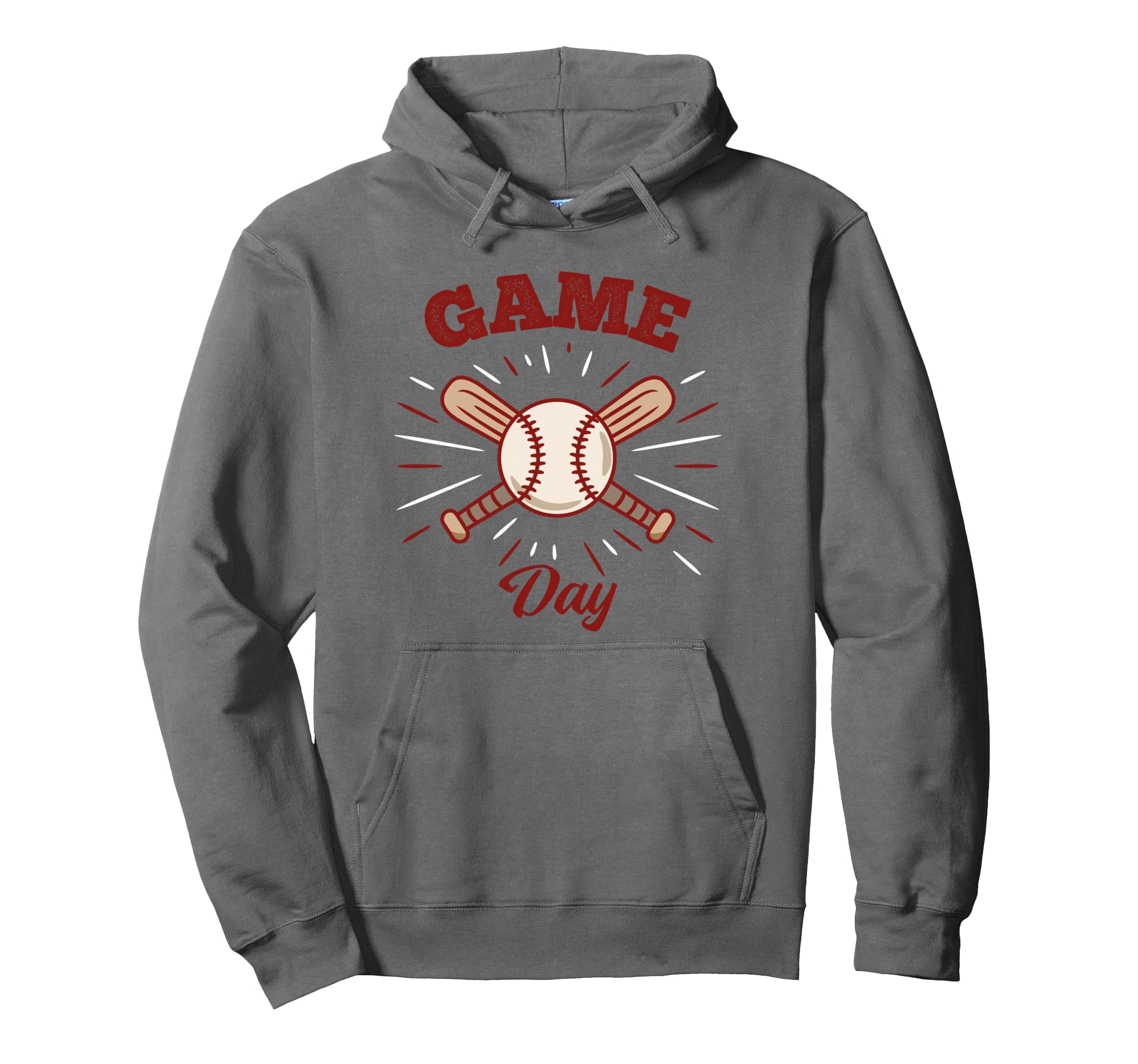 Game Day Baseball Funny Baseball Hoodie - Casual Everyday Wear Men Women - T-Shirt, Sweatshirt, Hoodie