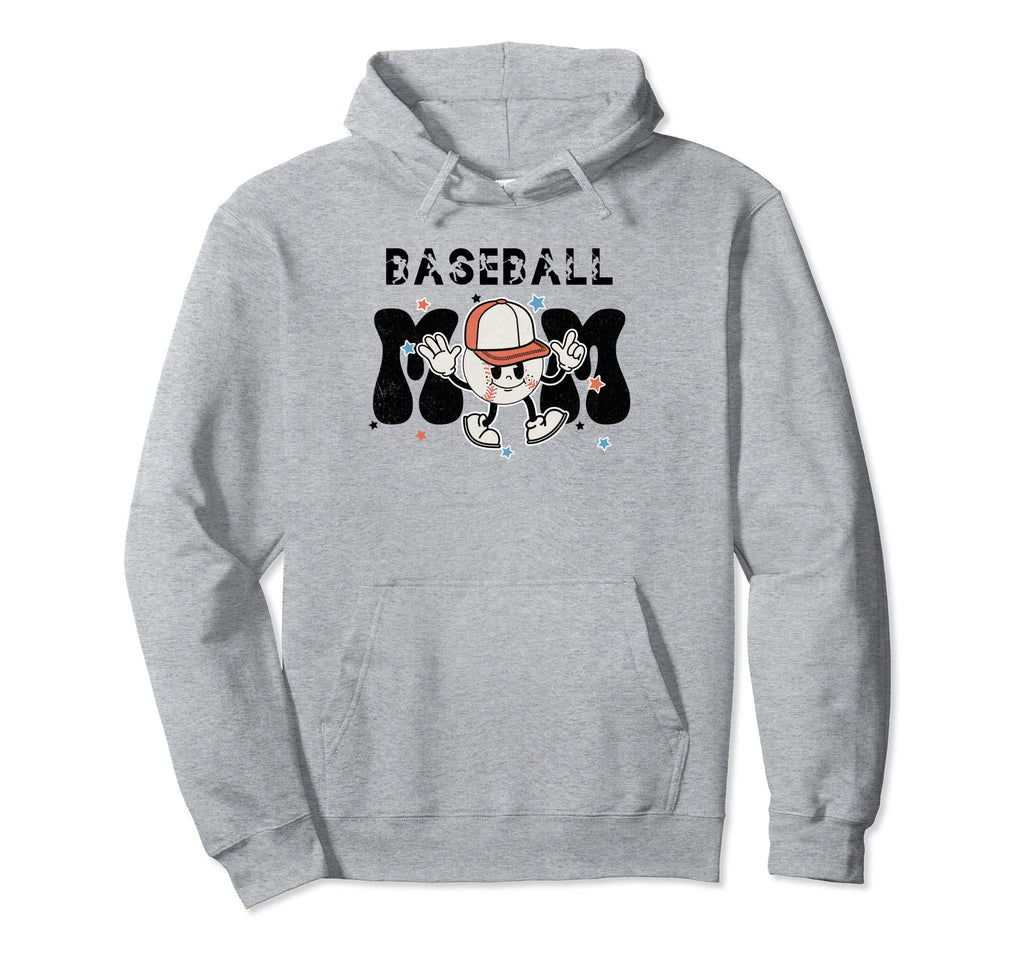 Baseball Mom Raising Ballers N Hoodie - Minimalist Print Men Women - T-Shirt, Sweatshirt, Hoodie