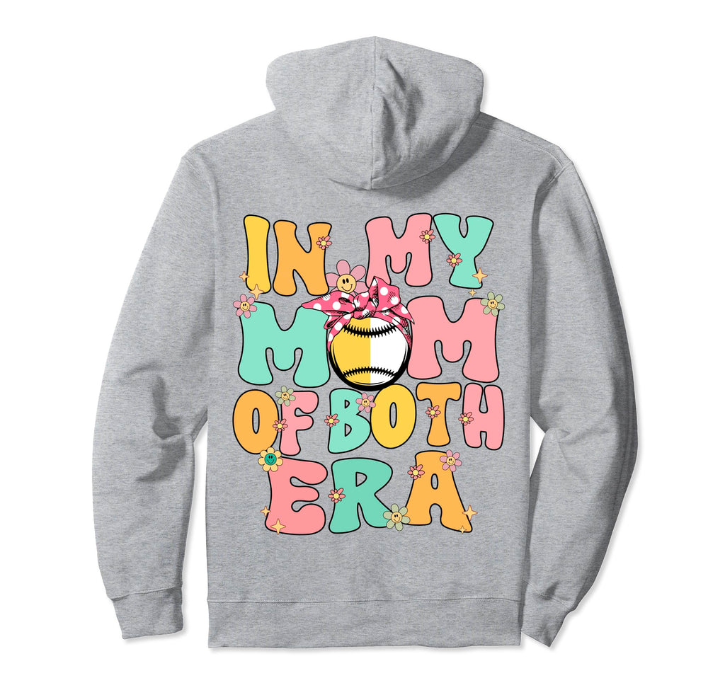 My Mom Both Era Baseball Softball Mom Hoodie - Custom Art Print Unisex - T-Shirt, Sweatshirt, Hoodie