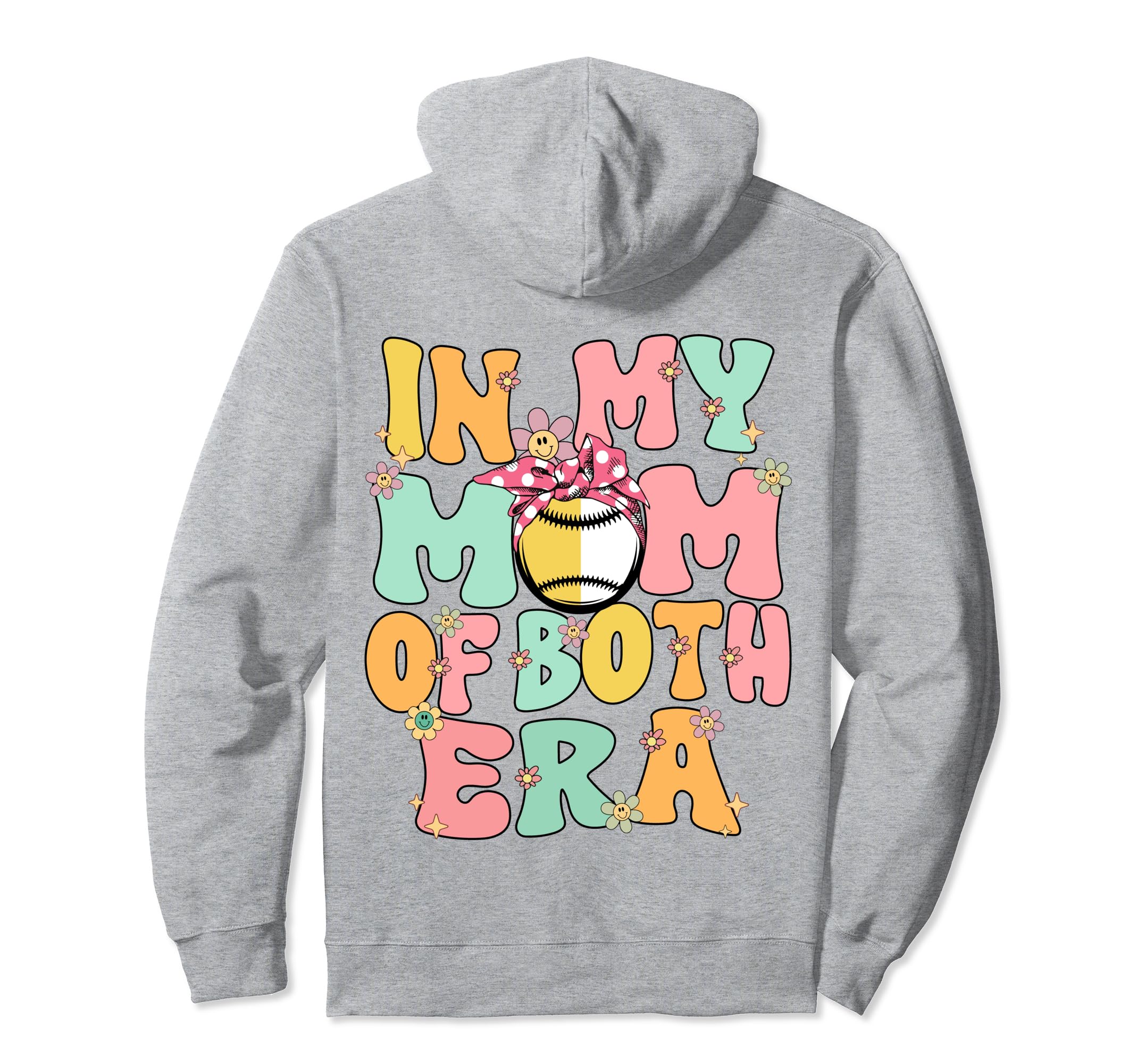 My Mom Both Era Baseball Softball Mom Hoodie - Custom Art Print Unisex - T-Shirt, Sweatshirt, Hoodie