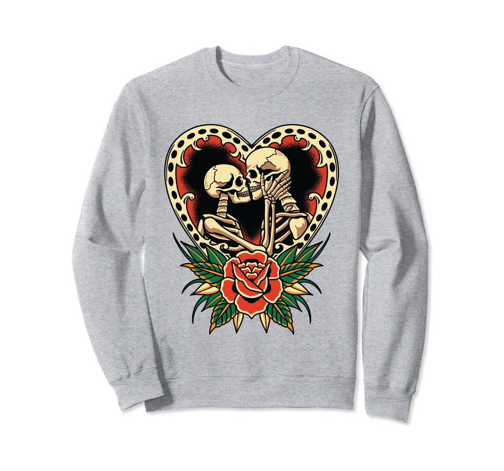 Lovers American Traditional Sweatshirt - Custom Art Print for Adults - T-Shirt, Sweatshirt, Hoodie