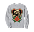 Lovers American Traditional Sweatshirt - Custom Art Print for Adults - T-Shirt, Sweatshirt, Hoodie