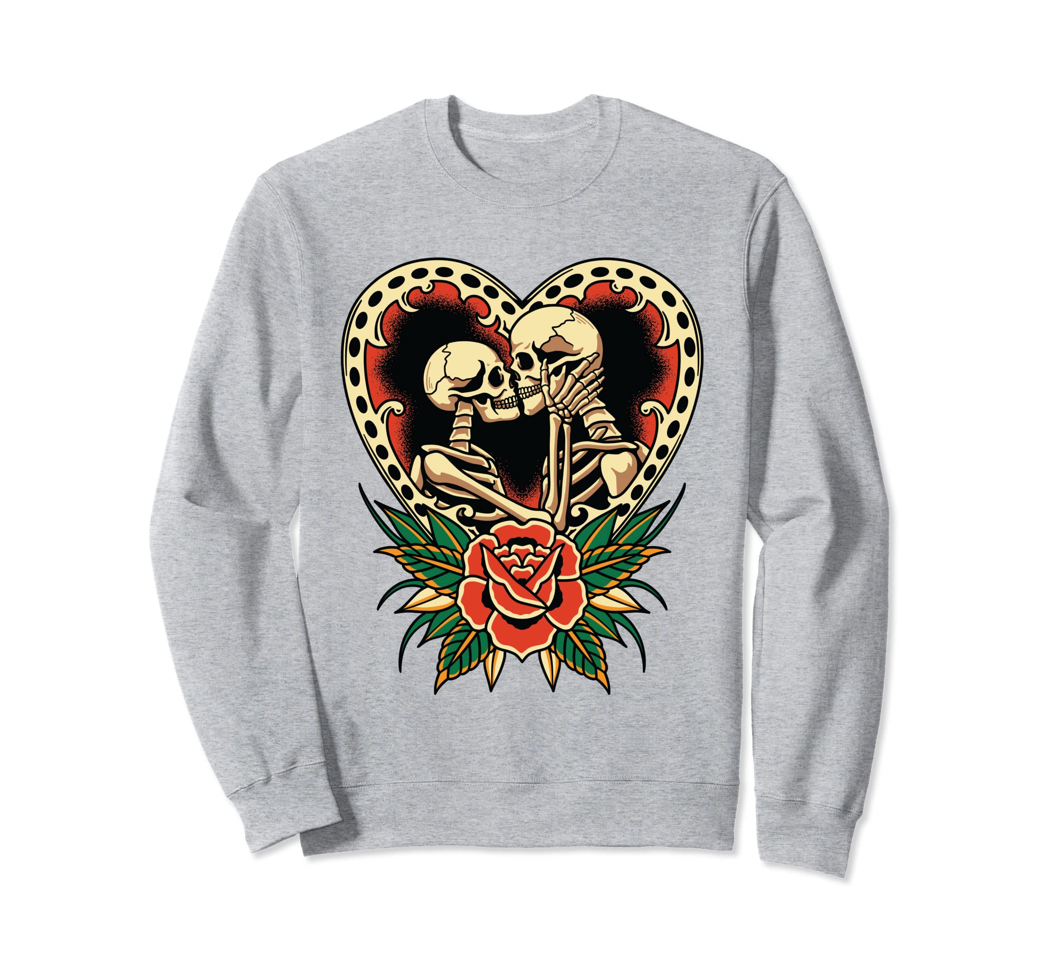 Lovers American Traditional Sweatshirt - Custom Art Print for Adults - T-Shirt, Sweatshirt, Hoodie