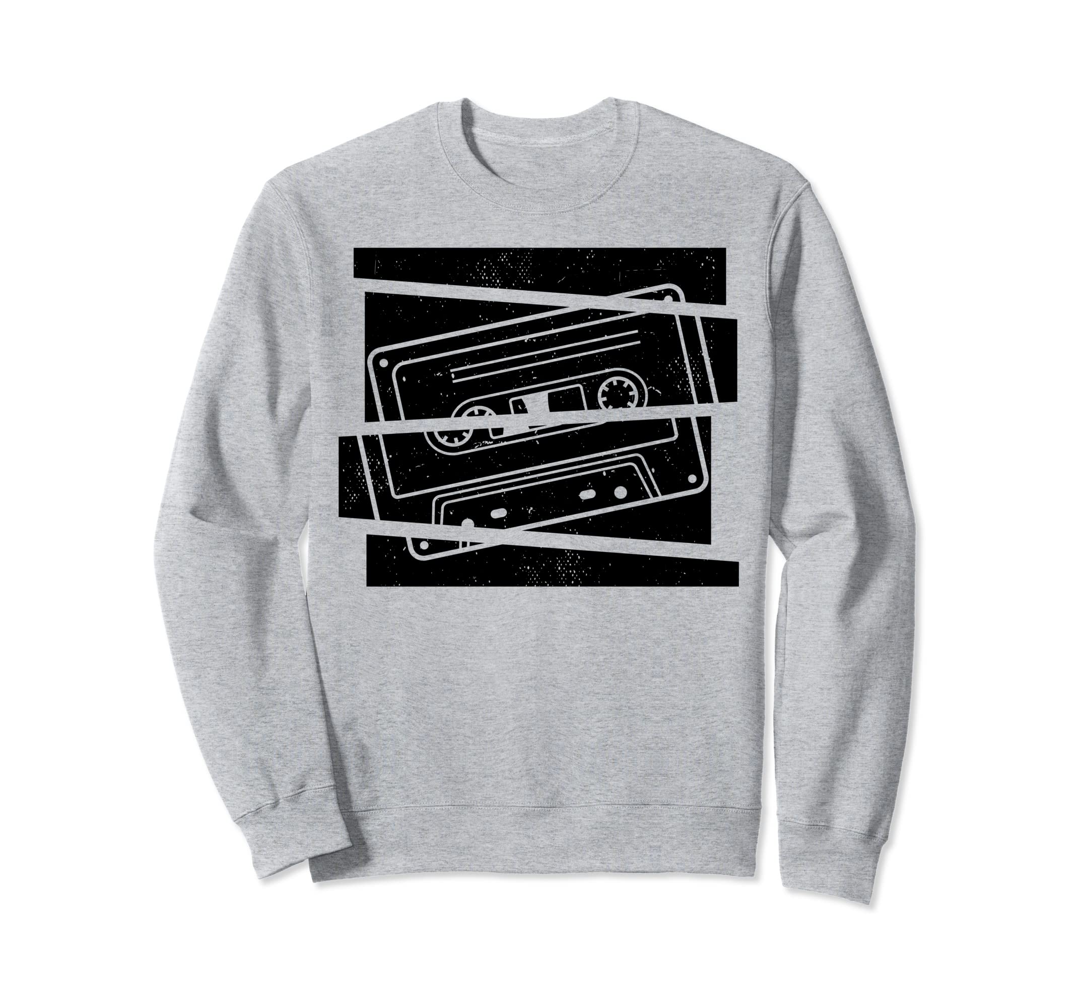 Mixtape Cassette Tape Oldschool Sweatshirt - Casual Everyday Wear Unisex - T-Shirt, Sweatshirt, Hoodie