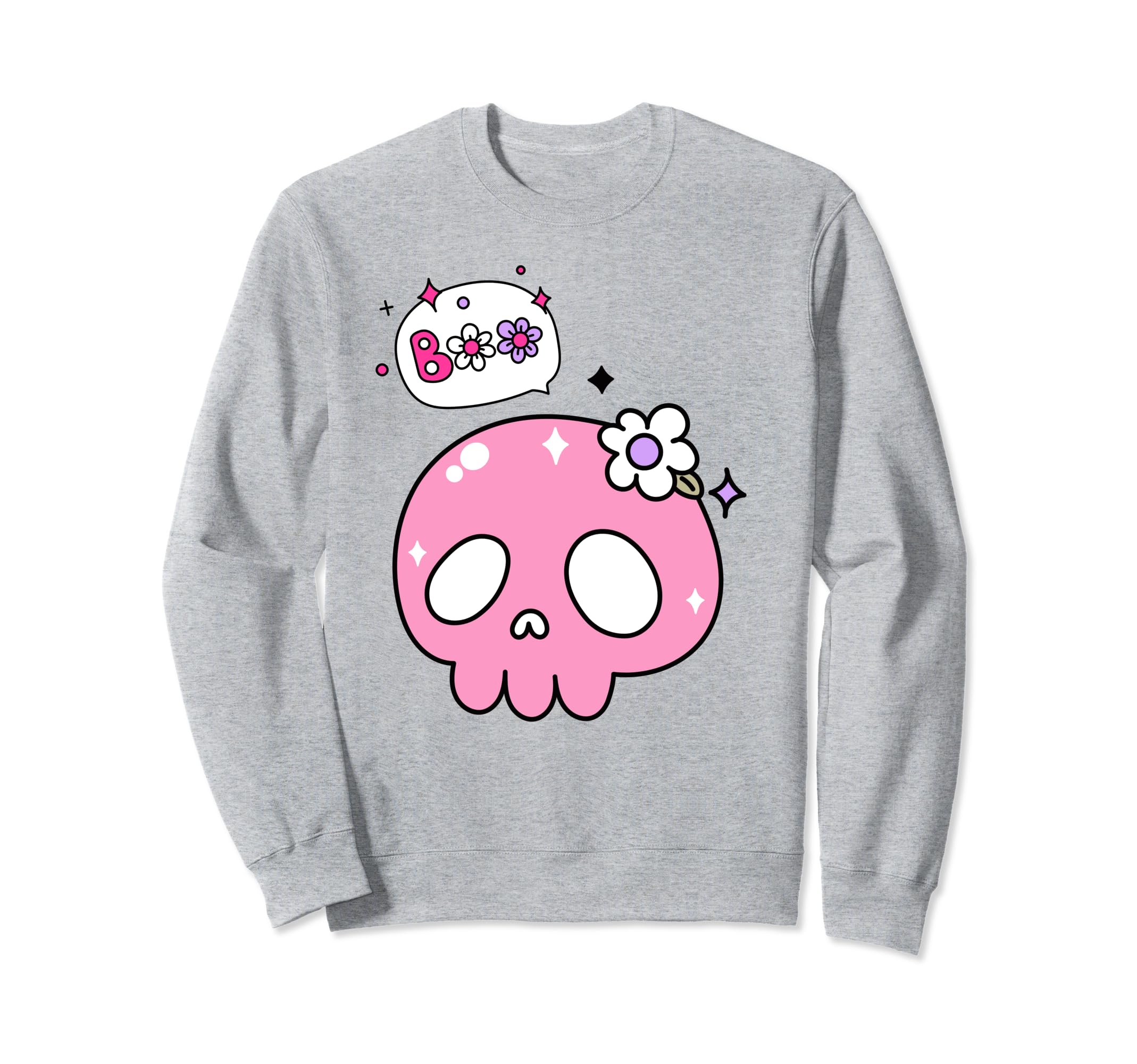 Funky Hippe Boho Goth Skeleton Boo Sweatshirt - Novelty Apparel Men Women - T-Shirt, Sweatshirt, Hoodie
