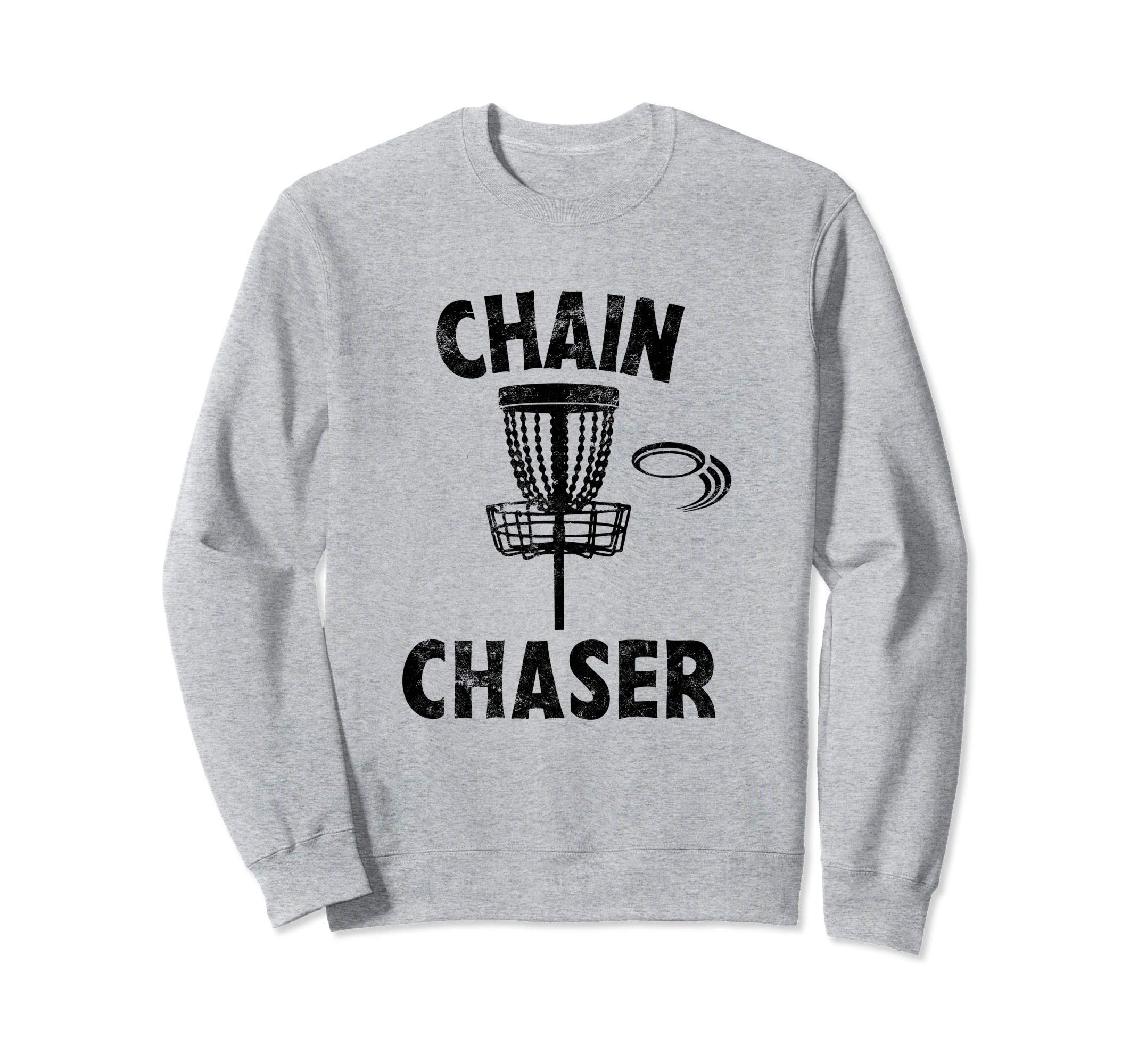Chain Chaser Disc Golf Basket Sweatshirt - Custom Art Print Men Women - T-Shirt, Sweatshirt, Hoodie