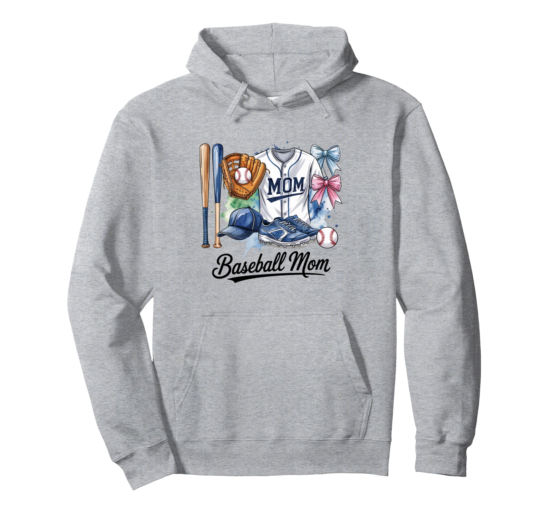 Brushstroke American Baseball Hoodie - Casual Everyday Wear for Adults - T-Shirt, Sweatshirt, Hoodie