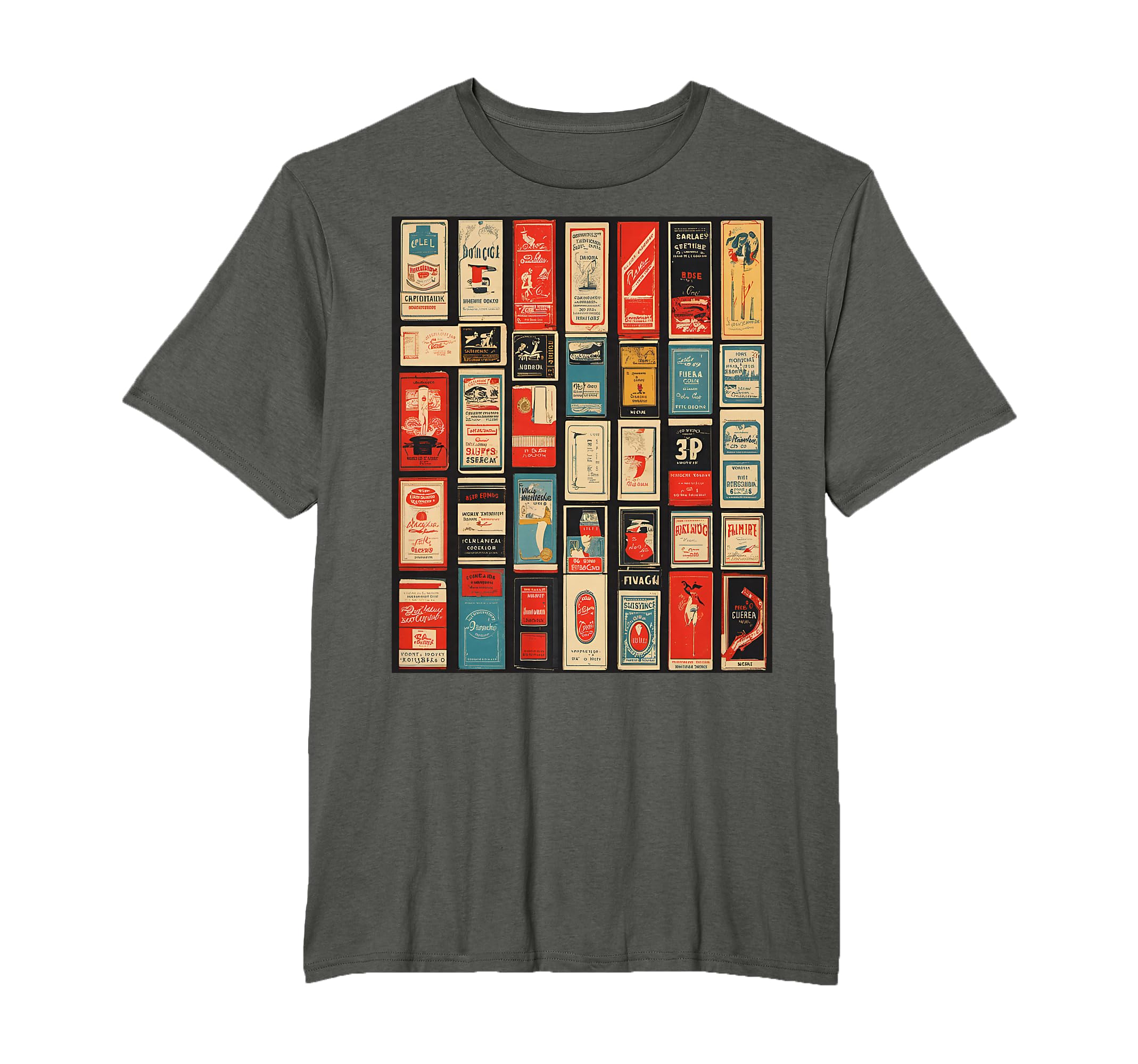 Matchbook Cover Collection T-Shirt - Novelty Apparel for Adults - T-Shirt, Sweatshirt, Hoodie