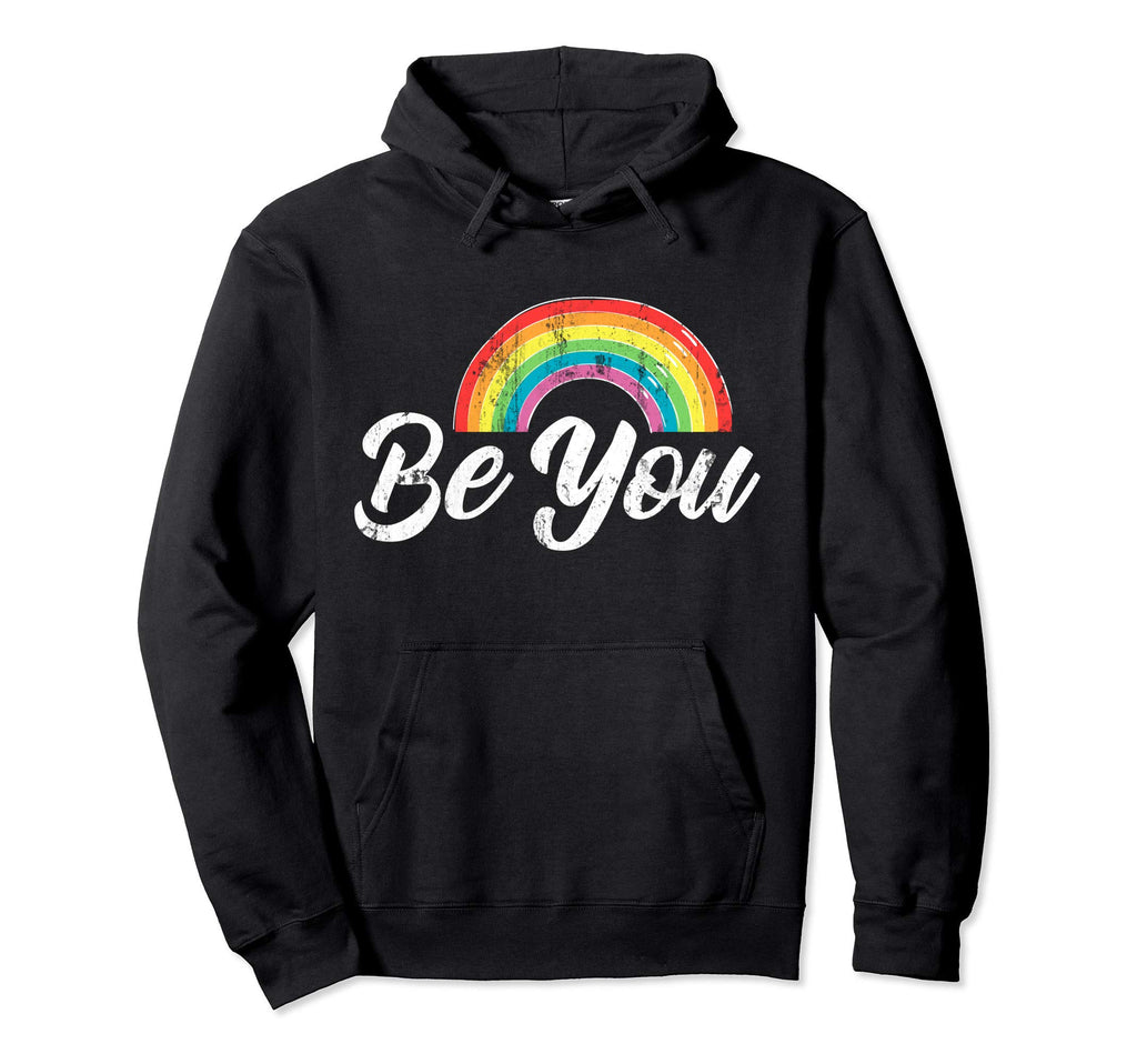 Gay Pride Rainbow Lgbt Support Hoodie - Unique Graphic Men Women - T-Shirt, Sweatshirt, Hoodie