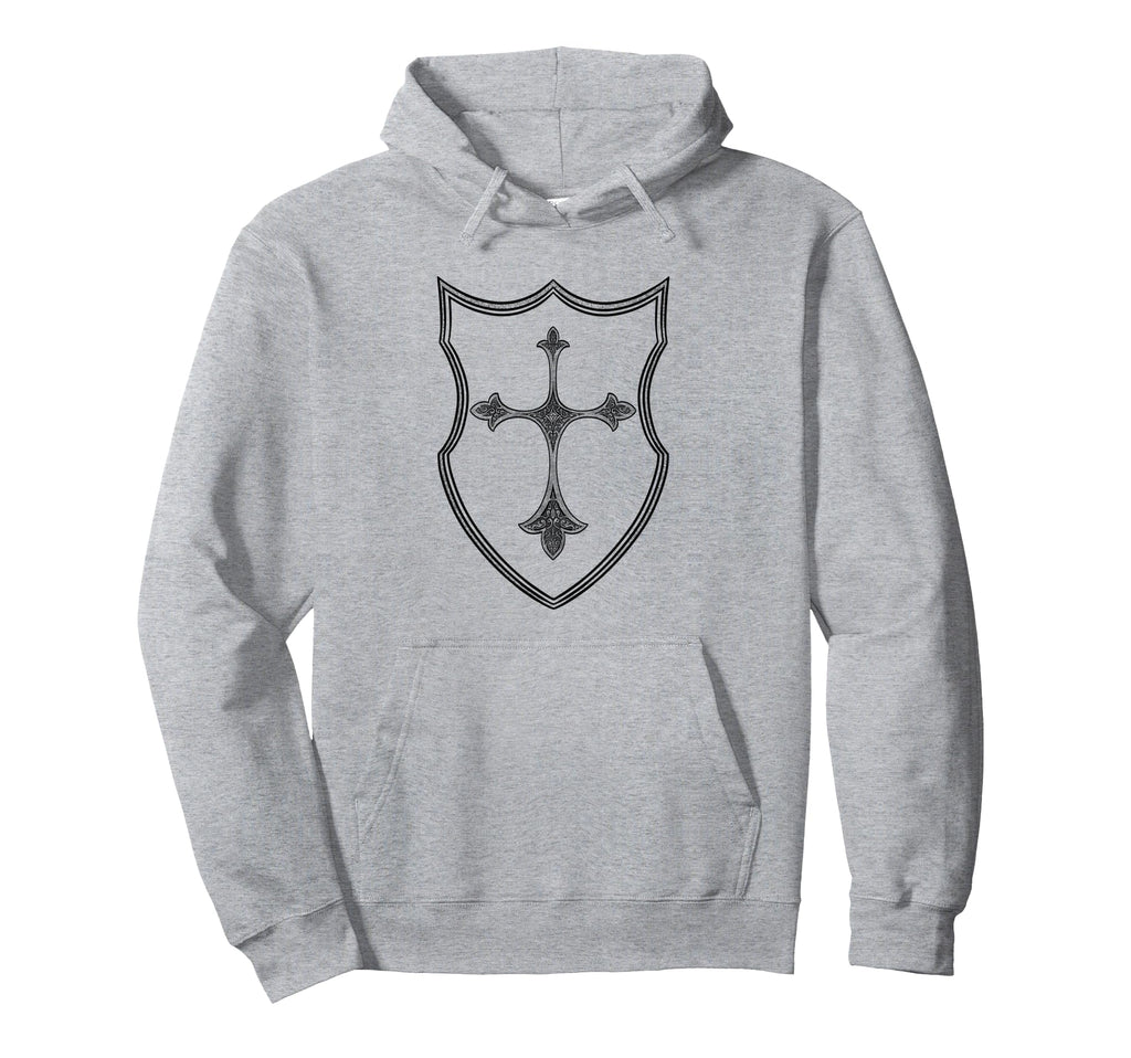 Cross Shield Egirl Eboy Y2K Trad Mall Hoodie - Fun Novelty Design Unisex - T-Shirt, Sweatshirt, Hoodie