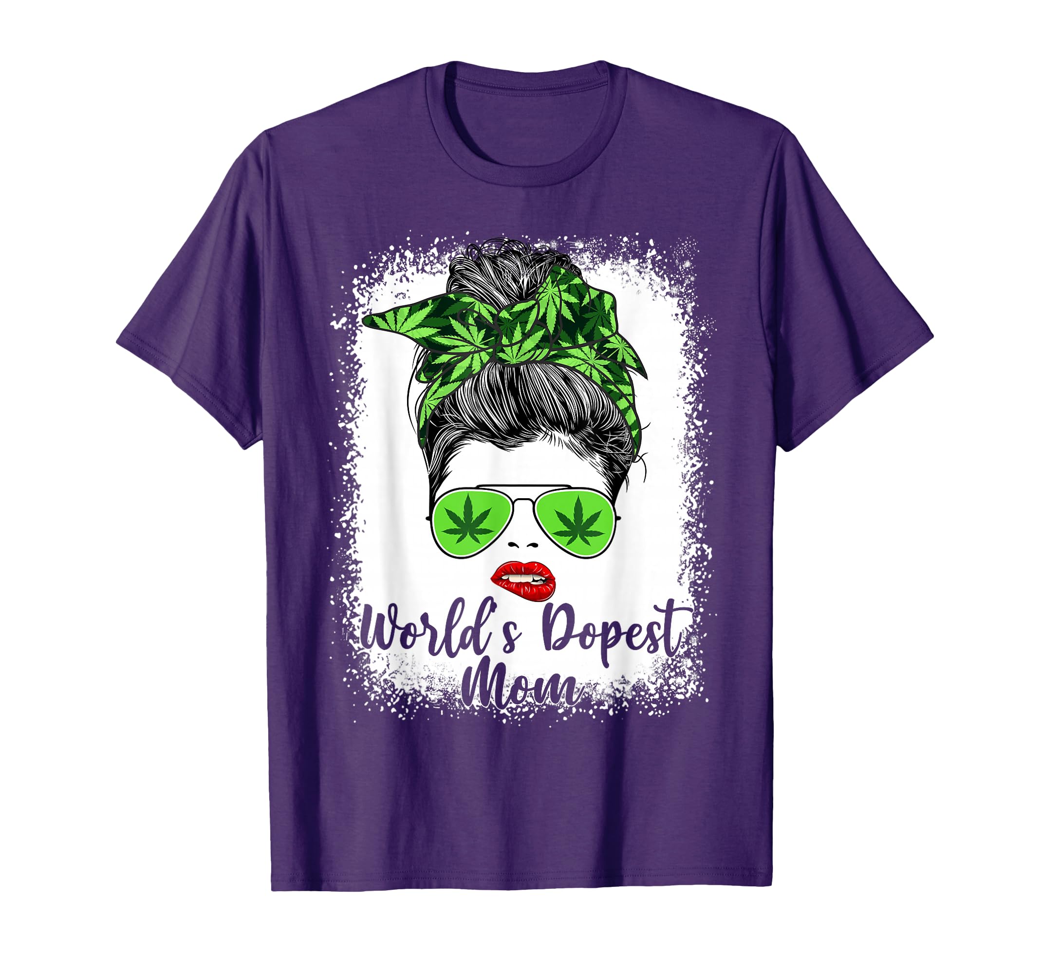 Peace Love Weed Tie Dye Marijuana T-Shirt - Custom Art Print Men Women - T-Shirt, Sweatshirt, Hoodie
