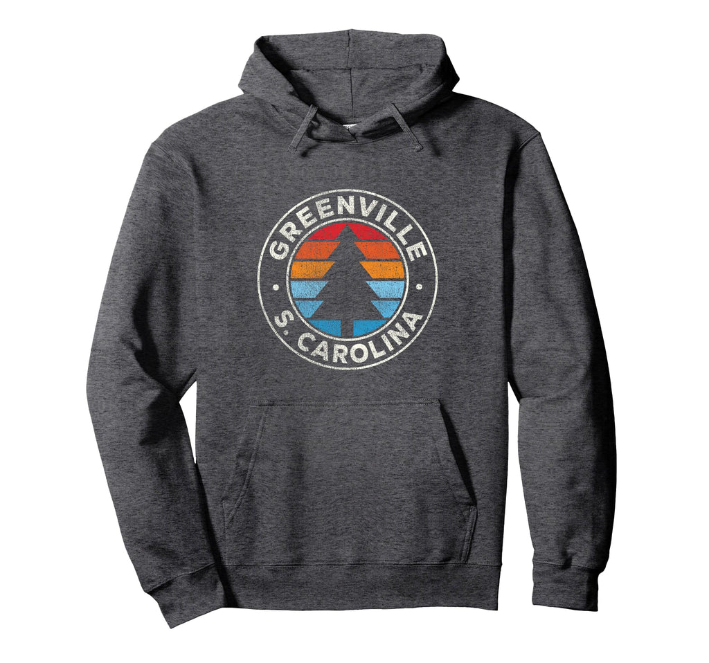 Greenville South Carolina Sc 70S Hoodie - Unique Graphic Unisex - T-Shirt, Sweatshirt, Hoodie