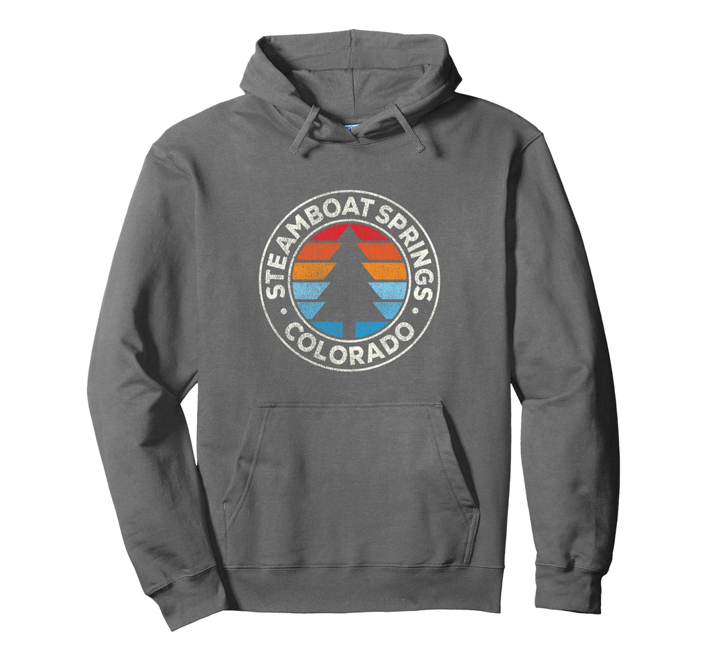 Steamboat Springs Colorado Co 70S Hoodie - Casual Everyday Wear Unisex - T-Shirt, Sweatshirt, Hoodie