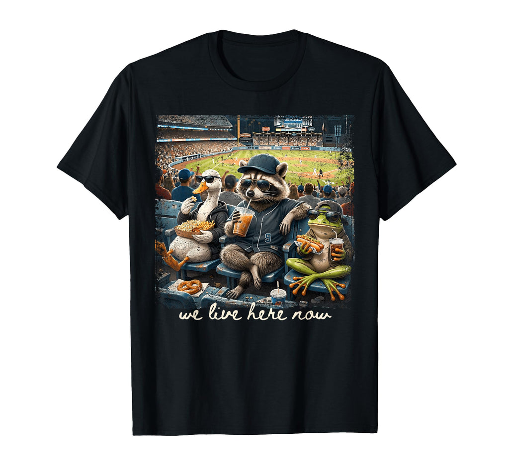 Funny Goose Raccoon Frog Baseball Mom T-Shirt - Custom Art Print Men Women - T-Shirt, Sweatshirt, Hoodie