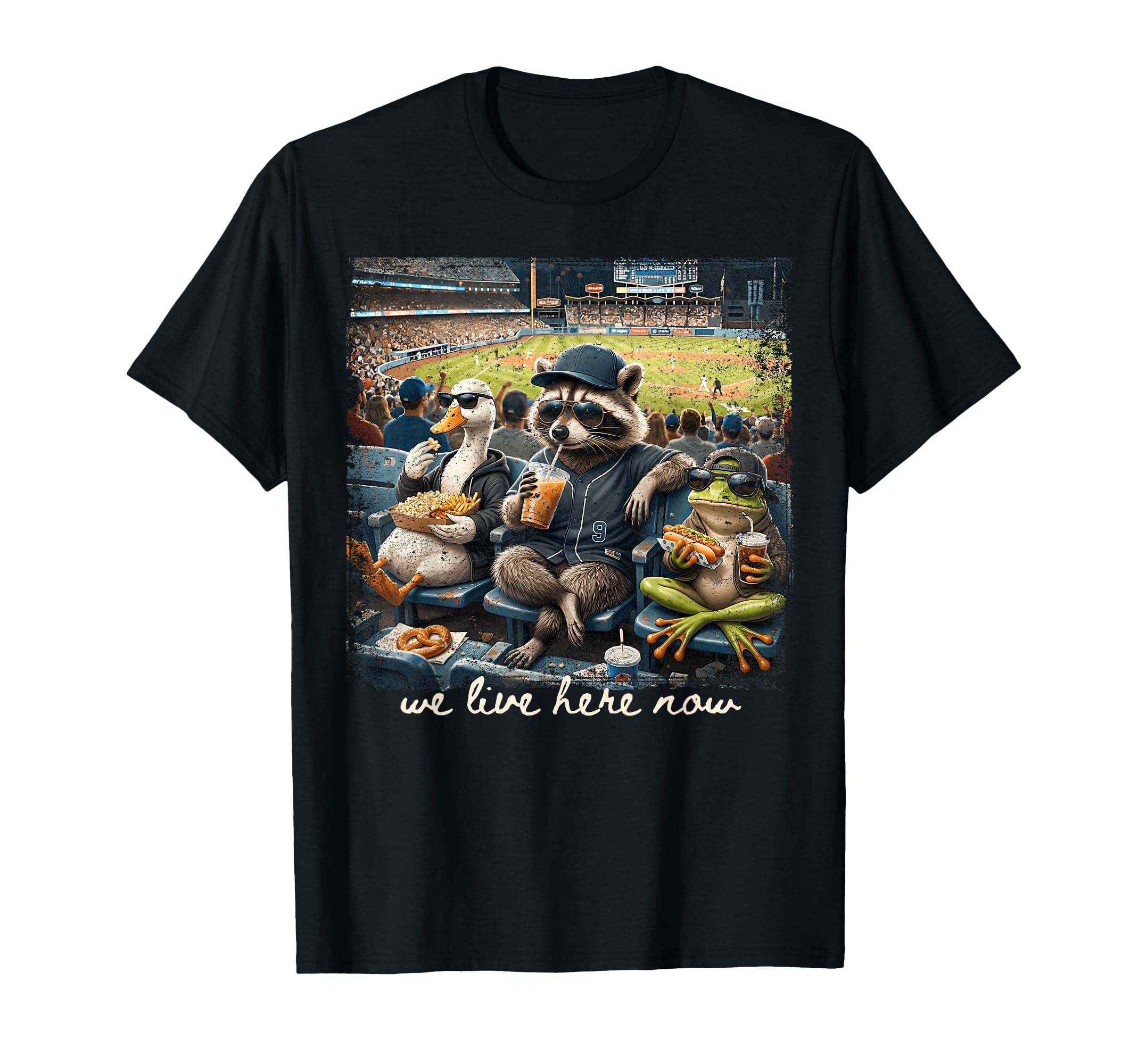 Funny Goose Raccoon Frog Baseball Mom T-Shirt - Custom Art Print Men Women - T-Shirt, Sweatshirt, Hoodie