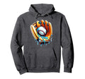 Baseball Drip Glove Ice Cream Hoodie - Custom Art Print Men Women - T-Shirt, Sweatshirt, Hoodie