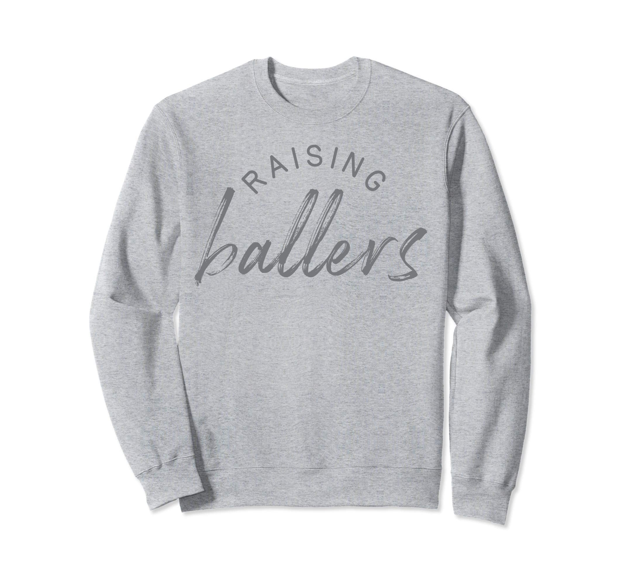 Raising Ballers Mom Mothers Day Gift 2 T-Shirt - Aesthetic Graphic Unisex - T-Shirt, Sweatshirt, Hoodie