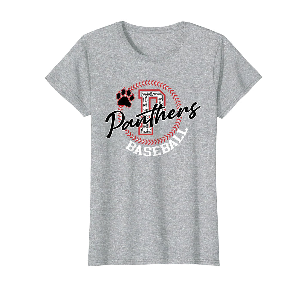 Panthers Baseball Mom Red Panther T-Shirt - Aesthetic Graphic Men Women - T-Shirt, Sweatshirt, Hoodie