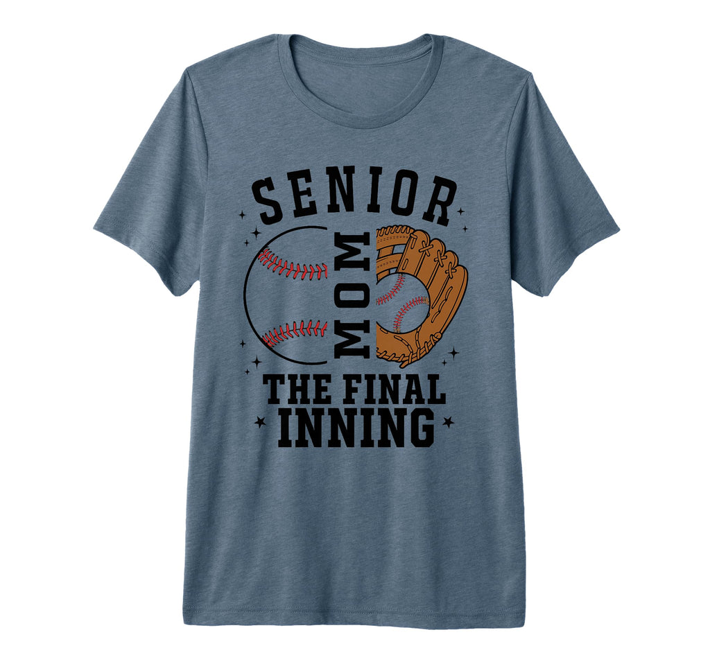 Baseball Senior Mom 2026 Final Inning T-Shirt - Trendy Graphic for Adults - T-Shirt, Sweatshirt, Hoodie