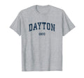 Dayton Ohio Oh Varsity Sports Navy T-Shirt - Unique Graphic for Adults - T-Shirt, Sweatshirt, Hoodie