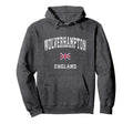 Wolverhampton England Athletic Sports Hoodie - Graphic Print for Adults - T-Shirt, Sweatshirt, Hoodie