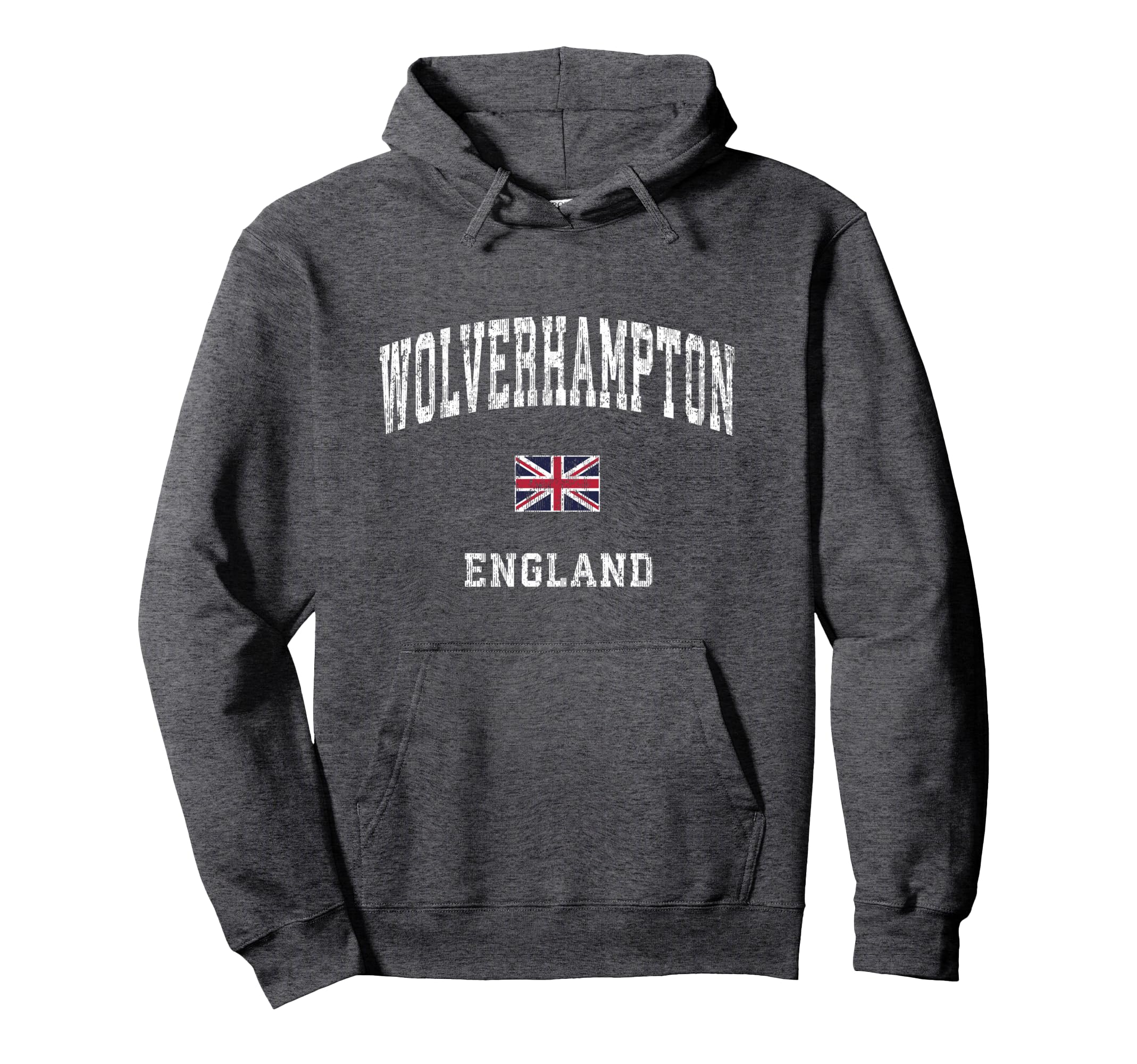 Wolverhampton England Athletic Sports Hoodie - Graphic Print for Adults - T-Shirt, Sweatshirt, Hoodie