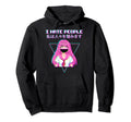 I Hate People Aesthetic Vaporwave Hoodie - Minimalist Print for Adults - T-Shirt, Sweatshirt, Hoodie