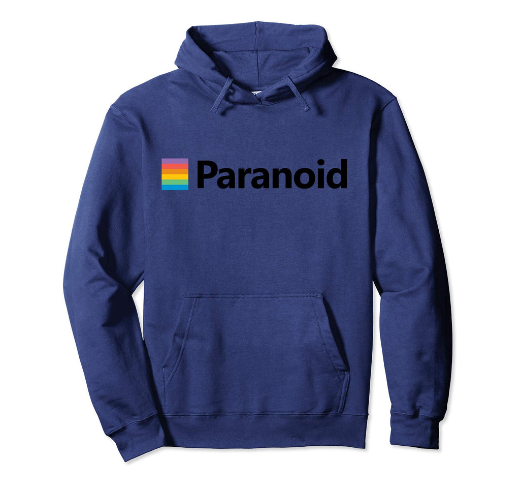 Tumblr Inspired Vaporwave Paranoid Hoodie - Fun Novelty Design Unisex - T-Shirt, Sweatshirt, Hoodie