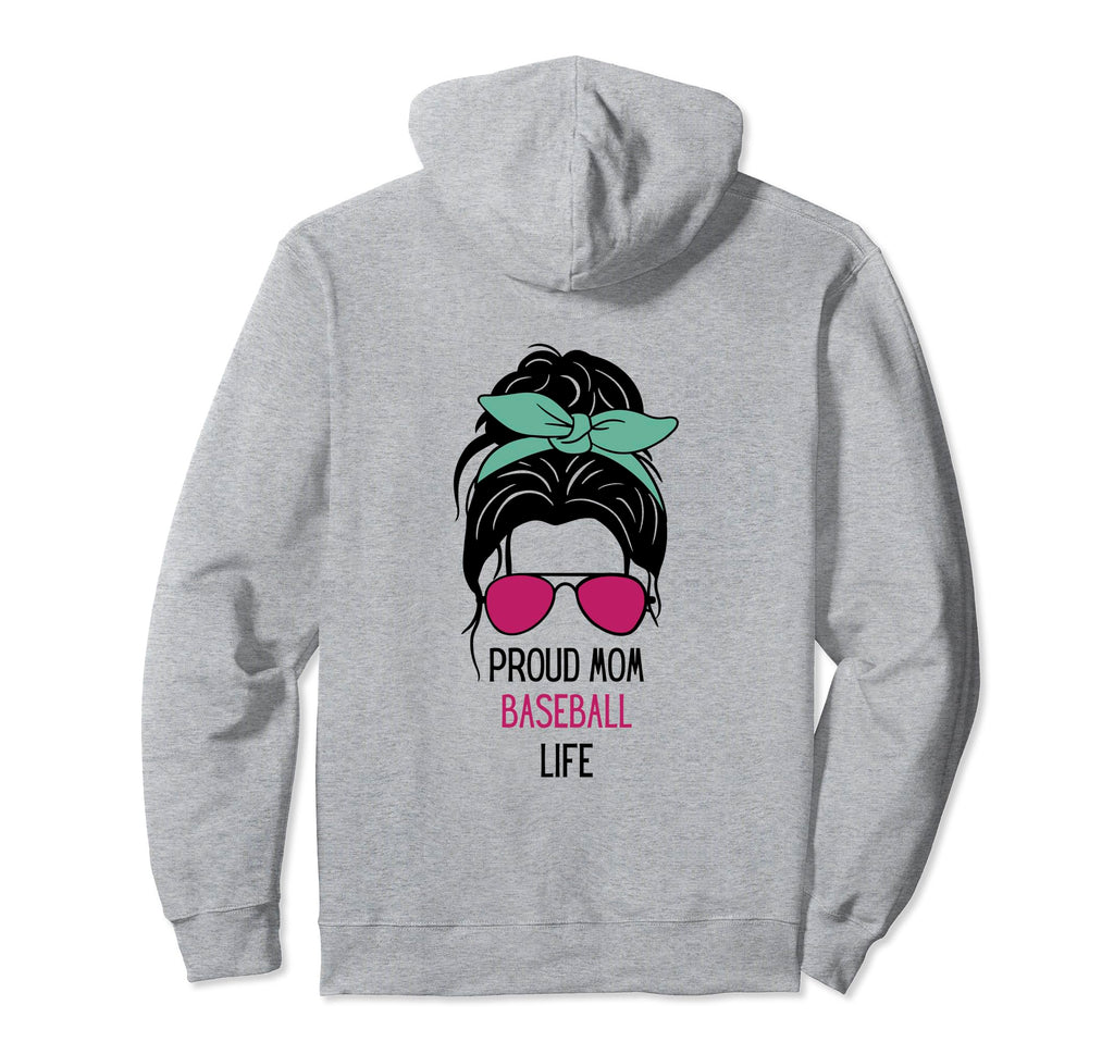 Baseball Mom Outfit Baseball And Gift Hoodie - Graphic Print Unisex - T-Shirt, Sweatshirt, Hoodie