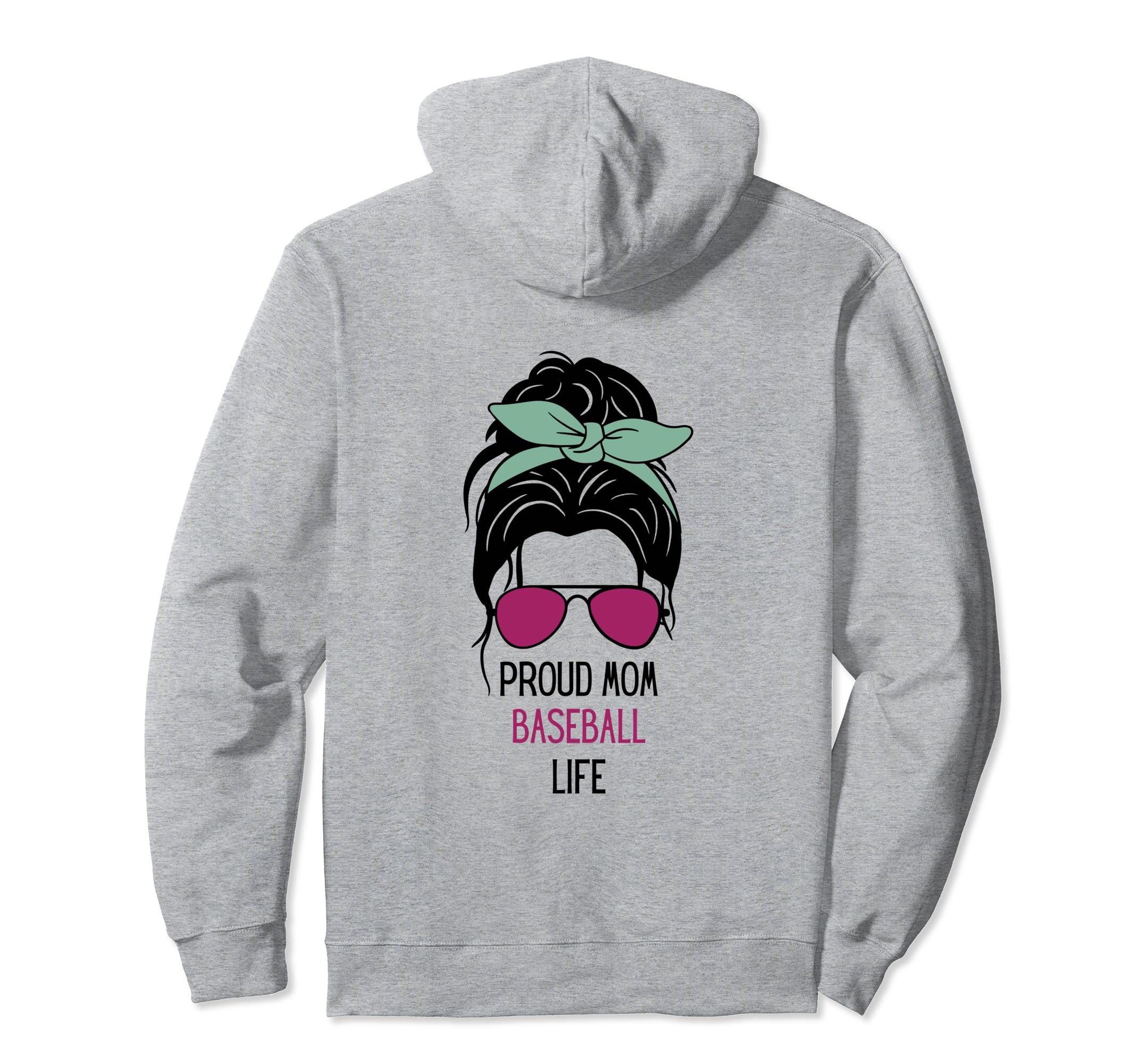 Baseball Mom Outfit Baseball And Gift Hoodie - Graphic Print Unisex - T-Shirt, Sweatshirt, Hoodie